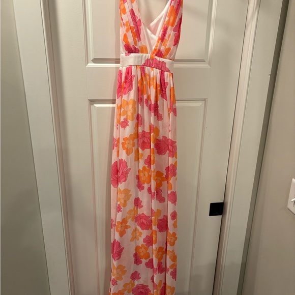 Pink Lily - pink and orange maxi- never worn- size large - Picture 3 of 4